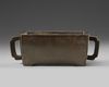 A Chinese bronze rectangular censer