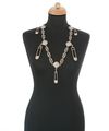 Spring 1994 Versace Silver Medusa 'Safety Pin' Chain Belt / Necklace