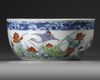 A DOUCAI 'MARRIAGE' BOWL, QING DYNASTY (1644-1911)