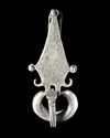 A BYZANTINE SILVER BUCKLE, 6TH CENTURY AD