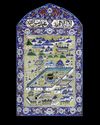 AN IZNIK-STYLE TILE PANEL KUTAHYA, TURKEY, 19TH CENTURY