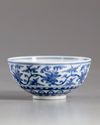 A Chinese  blue and white bowl