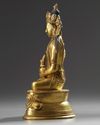 A Zanabazar-style gilt bronze Amitayus