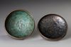 A PERSIAN SILVER INLAID LIDDED BOWL, KHURASAN STYLE, 20TH CENTURY