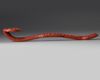 A Chinese lacquer cinnabar ruyi sceptre