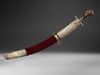 AN OTTOMAN STEEL SWORD (SHAMSHIR) AND SCABBARD, 18TH CENTURY