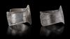 A PAIR OF SILVER BRACELETS, CLASSICAL GREEK PERIOD, 4TH CENTURY BC