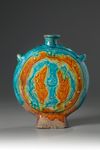 A Chinese earthenware Moonflask