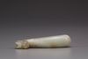 A pale celadon jade belt hook