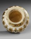 A GILT INDIAN ALABASTER JAR,  20TH CENTURY