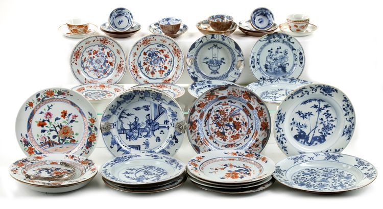THIRTY NINE CHINESE WARES, 18TH CENTURY