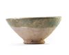 A KASHAN TURQUOISE GLAZED BOWL, PERSIA, 12TH CENTURY