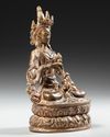 A HIMALAYA VASJARPANI BRONZE, 18TH CENTURY OR EARLIER