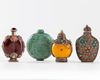 Five Chinese snuff bottles