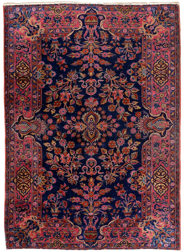 A MACHETER SAROUK KASHAN RUG
