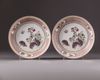 A pair of famille rose dishes