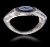A ROMAN SILVER RING WITH NICOLE INTAGLIO SHOWING A PARROT, CIRCA 2ND-3RD CENTURY A.D.