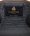 Lanvin Happy Lizard Print Leather Shoulder Bag