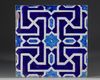 A MULTAN POTTERY TILE, PAKISTAN, 18TH CENTURY