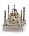 A SILVER MODEL OF THE TAJ MAHAL, INDIA, 20TH CENTURY