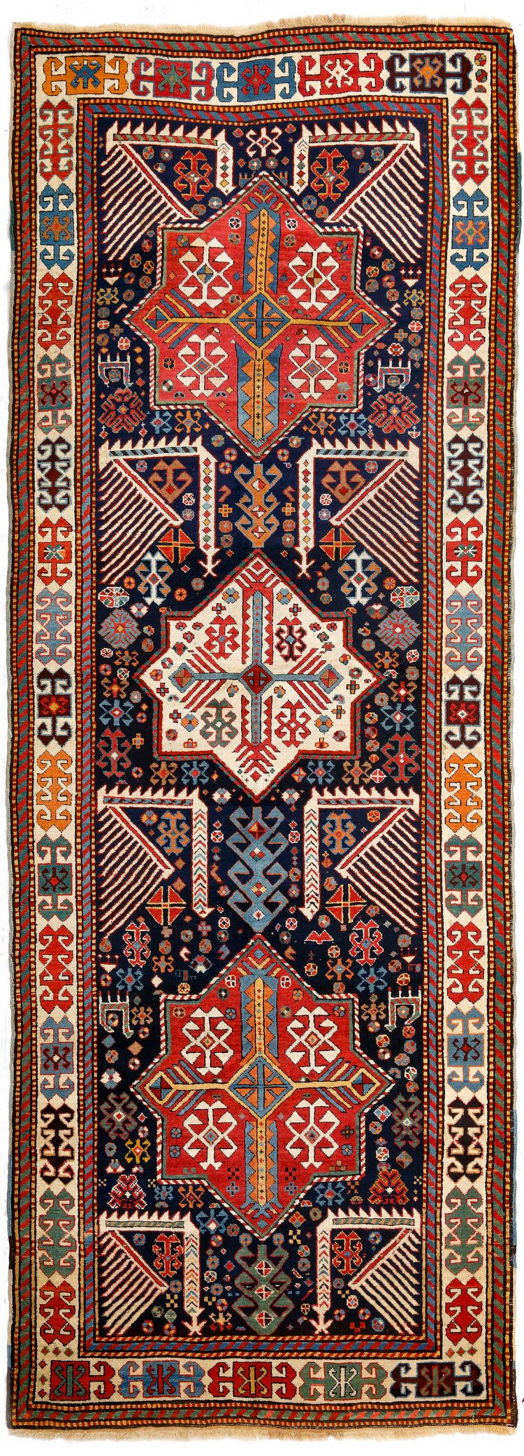 A CAUCASIAN AKSTAFA RUNNER, AZERBAIJAN, CIRCA 1900