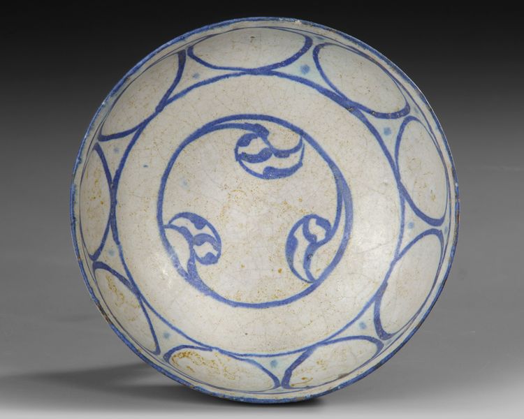 KASHAN LUSTRE BOWL, 12TH CENTURY