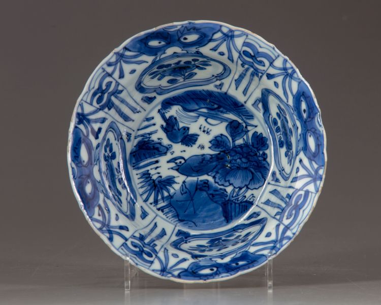 A Chinese blue and white bowl