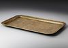 A QAJAR ENGRAVED BRASS TRAY, PERSIA, 19TH CENTURY