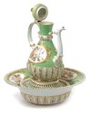 MEISSEN MARCOLINI PERIOD EWER AND BASIN( LEGEN-IBRIK) MARKED COUNT MARCOLINI (1774-1814) MADE FOR THE OTTOMAN IMPERIAL PALACE