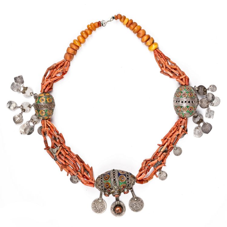 SILVER NECKLACE – MOROCCO, 19TH CENTURY