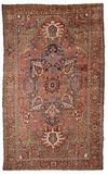A HERIZ CARPET, PERSIA, LATE 19TH CENTURY