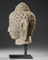 HEAD OF BUDDHA – JAVA, SRIVIJAYA ERA, 9TH CENTURY