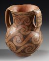 A CHINESE PAINTED POTTERY JAR, NEOLITHIC PERIOD, BANSHAN CULTURE, GANSU PROVINCE, 3RD MILLENNIUM BC OR LATER