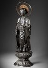 JIZO BOSATSU BRONZE FIGURE, JAPAN, 18TH CENTURY