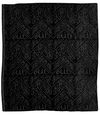 A BLACK KAABA KISWAH TEXTILE FRAGMENT, CIRCA 1960