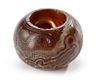 A CARVED AGATE INKWELL, PERSIA