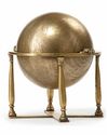 A CELESTIAL GLOBE, MADE BY MUGHAL ASTROLABIST MUHAMMAD SALIH OF THATTA, DATED 1074 AH/1663 AD