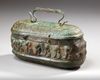 A SELJUK BRONZE BOX, 13TH CENTURY