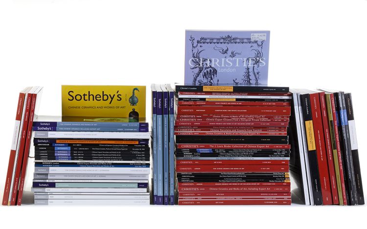 SEVENTY-THREE ASIAN ART CATALOGUES; SOTHEBY'S & CHRISTIES
