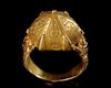 A ISLAMIC GOLD RING, PROBABLY AL ANDALUSIA , 10TH-12TH CENTURY