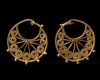 A PAIR OF BYZANTINE GOLD EARRINGS, CIRCA 8TH-10TH CENTURY A.D.