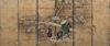A TALL JAPANESE SCREEN DEPICTING A WINTER SCENE, LATE EDO PERIOD (FIRST HALF 19TH CENTURY)