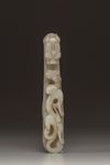 A celadon jade 'dragon' belt hook