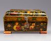 A Persian Qajar papier-mache casket