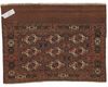 AN ANTIQUE TURKMEN KARADASHLI YOMUD CHUVAL (TENT BAG)
