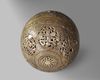 A MAMLUK REVIVAL SILVER INLAID SPHERICAL BRASS CENSER, 19TH CENTURY