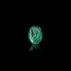 AN EMERALD INTAGLIO SHOWING THE BUST OF A MAN, 1ST CENTURY BC