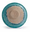 A TURQUOISE GLAZED POTTERY BOWL