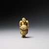 Small Ivory Netsuke of a Sumo Wrestler