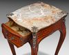 A FRENCH MARQUETRY PEDESTAL TABLE, NAPOLEON II STYLE, EARLY 20TH CENTURY